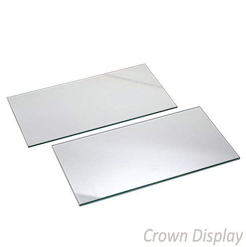 Glass Shelves 1200mm Wide for Slatwall (pack of 2 shelves)